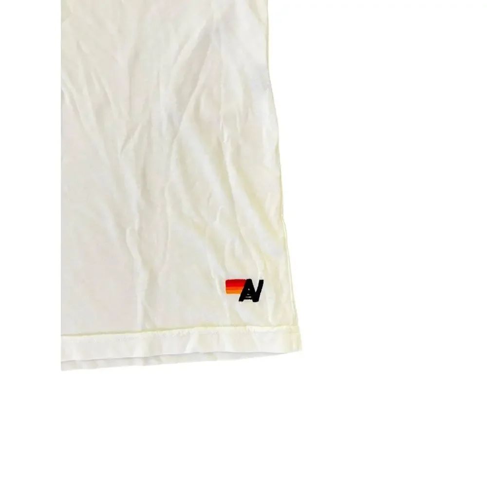 AVIATOR NATION AV Locals Only Tee Shirt T-Shirt White Unisex Size Large NEW - Picture 6 of 8